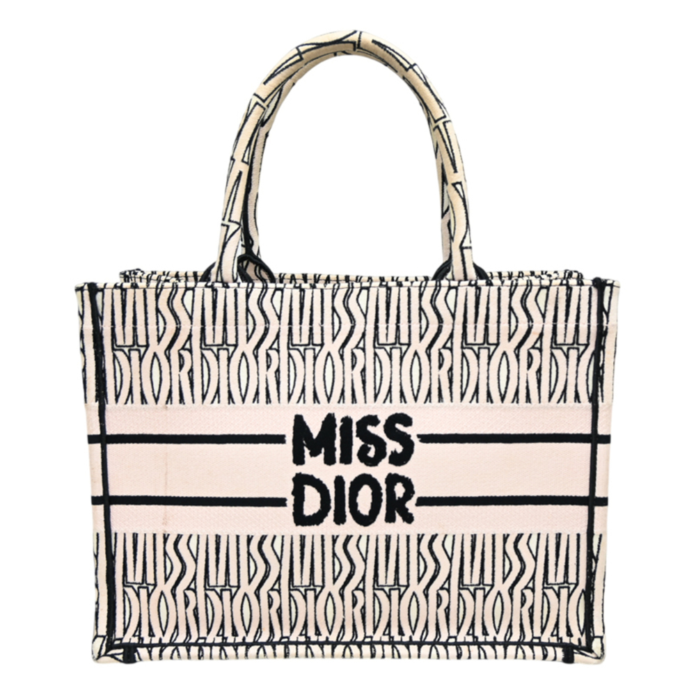 Christian Dior Book Tote Medium Women's/Men's Bag M1296ZEZE M041 Canvas Beige